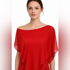 Eclipse Coral one shoulder top